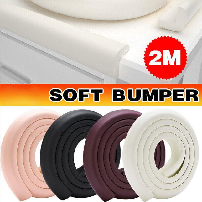 Baby Safety Desk Edge Guard Strip Table Corner Protector Foam Bumper Tape - Aimall