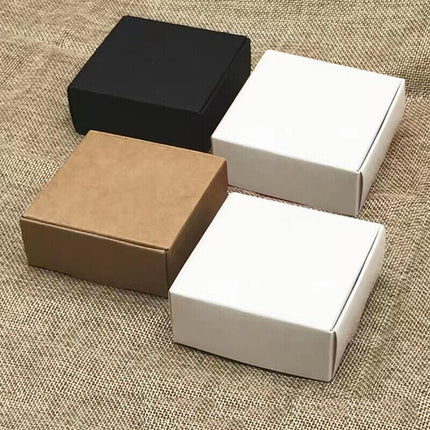 40x Paper Wedding Favour Boxes Party Favour Cookie Candy Soap Bomboniere boxes - Aimall