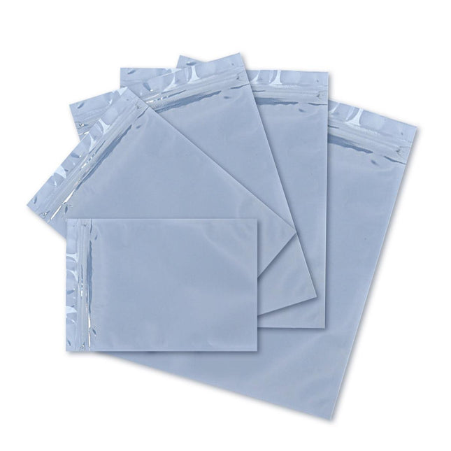 Plastic Self Sealing Bags 100PCS 5Sizes Anti Static Semi Transparent Resealable