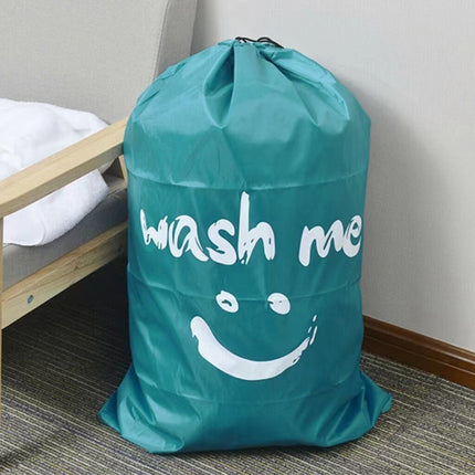 Laundry Bag Travel For Dirty Clothes Camping Drawstring Closure Washing Machines