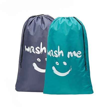 Laundry Bag Travel For Dirty Clothes Camping Drawstring Closure Washing Machines