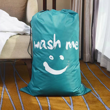 Laundry Bag Travel For Dirty Clothes Camping Drawstring Closure Washing Machines