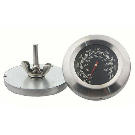 Latest Stainless Steel Bbq Smoker Grill Thermometer Temperature Gauge 50-500℃ Au - Aimall