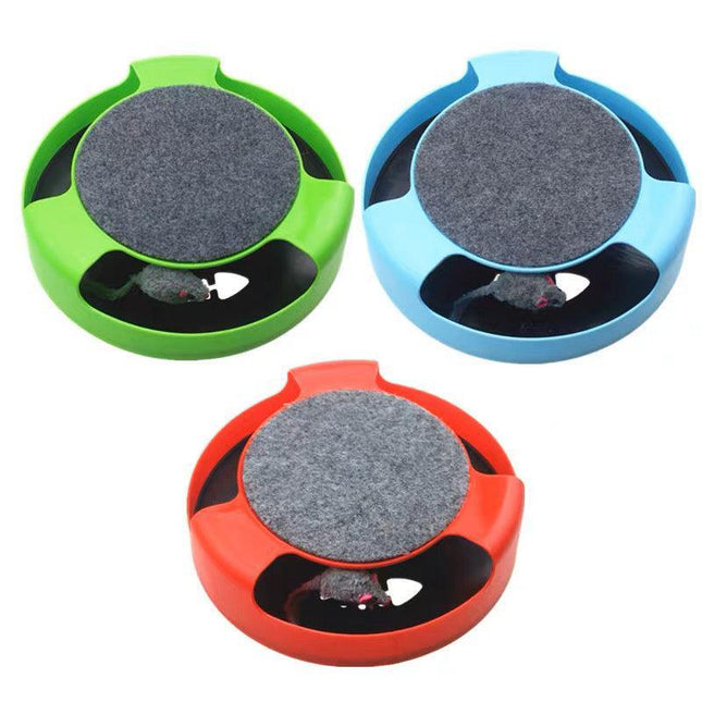 Motion Kitten Cat Toy Catch The Mouse Chase Interactive Cat Training Scratchpad - Aimall