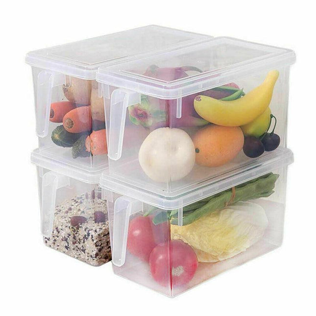 Wasel Refrigerator Storage Box Food Container Kitchen Fridge Organiser FreezerAU - Aimall