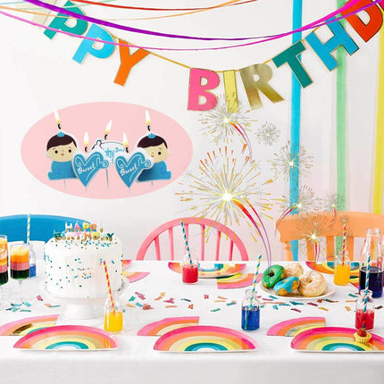 Birthday Cake Candle Party Decorations Cute Characters Kids Featured Cards New Aimall