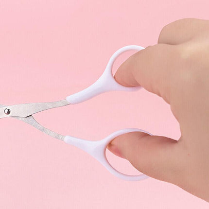 Stainless Steel Eyebrow Hair scissors Comb Makeup Trimmer Tweezers Tool New AU - Aimall