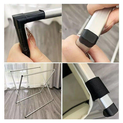 3 Sections Hamper Sorter Dark Light Folding Laundry Washing Basket Bag Holder AU - Aimall