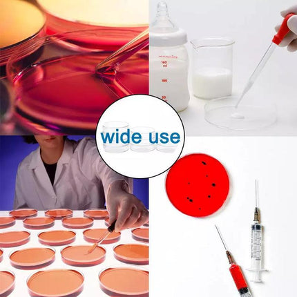 Petri Dish set ready for laboratory use.
