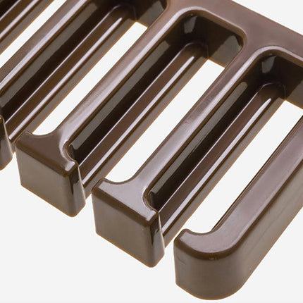 10 Holes Men Rack Organizer Belt Scarf Tie Holder Plastic Necktie Hanger AU - Aimall