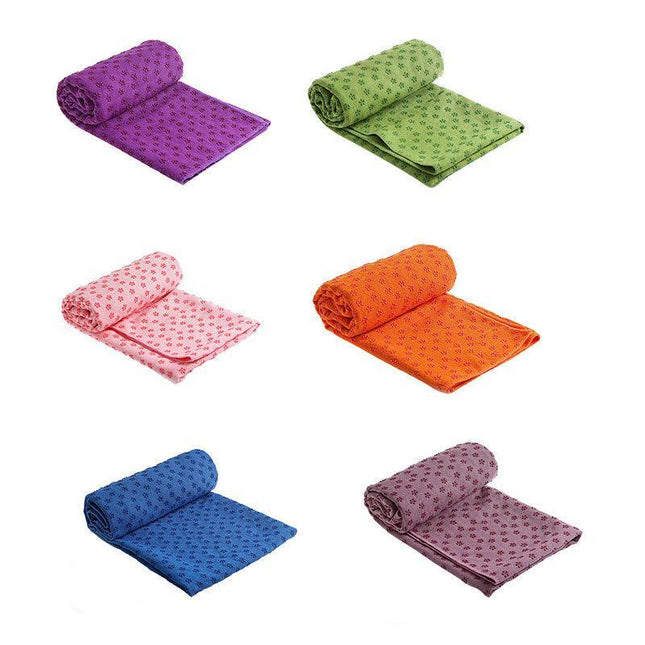 Non-Slip Yoga Towel Mat Eco-friendly Fitness Gym Microfiber Blanket AU Stock - Aimall