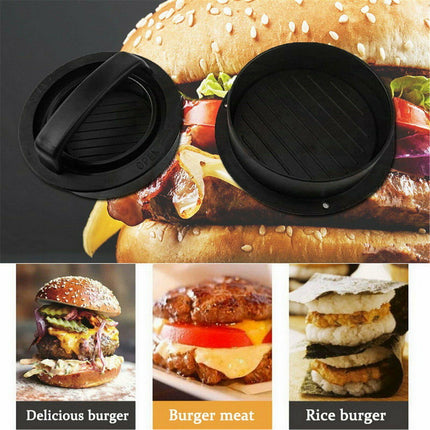 5in1 Hamburger Press Mould Stuffed Non-stick Burger Patty Maker Kitchen Tool AU - Aimall