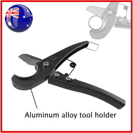 PVC Pipe Cutter Plastic Rubber Hose Conduit Pliers Poly Tube 1/8-1.35" + Pouch - Aimall