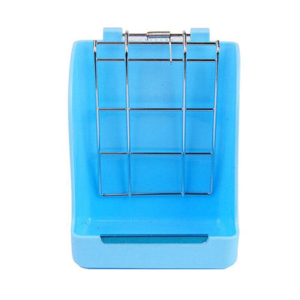 Pet Rabbit Hay Feeder Small Animal Hamster Pig Less Wast Hay Rack Corner Plastic - Aimall