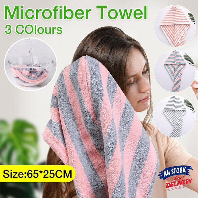 Magic Instant Dry Hair Towel Rapid Fast Drying Hair Towel Fast Absorbent Hat Cap - Aimall
