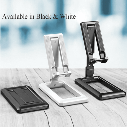 Foldable Adjustable Universal Desk Stand Holder For Mobile Phone Tablet Mount AU - Aimall
