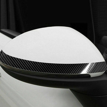 CarDoor Sill Protector Strip Carbon Fiber Bumper Sticker Rubber Trim Edge 5CM*3M - Aimall