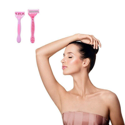 36Pcs MAX 5 Layer Floating Blade Razor Shaver Shaving Facial Body Leg Women Lady - Aimall