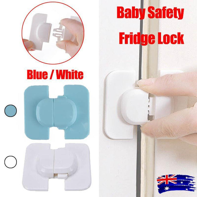 Baby Pet safety fridge lock AU Kid Proof Cabinet Drawer Cupboard Door Child AU - Aimall