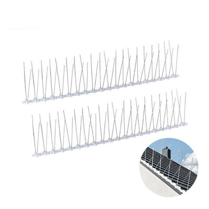 Lambu 10x 50cm Anti Bird Spikes Pigeon Deterrent Repellent Bird Sting Stainless - Aimall