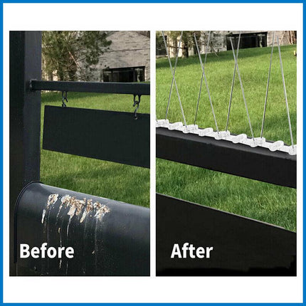 Lambu 10x 50cm Anti Bird Spikes Pigeon Deterrent Repellent Bird Sting Stainless - Aimall