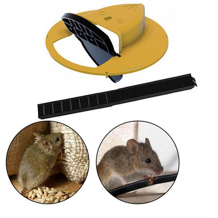 Mouse Trap Flip N Slide Bucket Lid Mouse Rat Trap With Ladder Mousetrap Catcher - Aimall