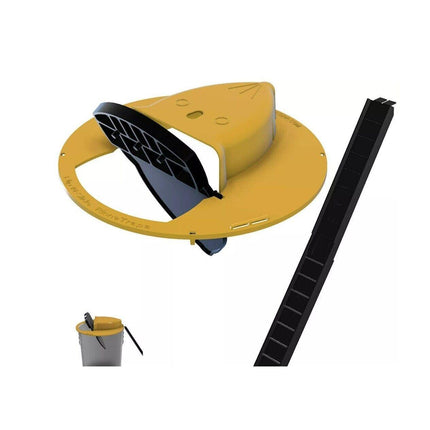 Mouse Trap Flip N Slide Bucket Lid Mouse Rat Trap With Ladder Mousetrap Catcher - Aimall