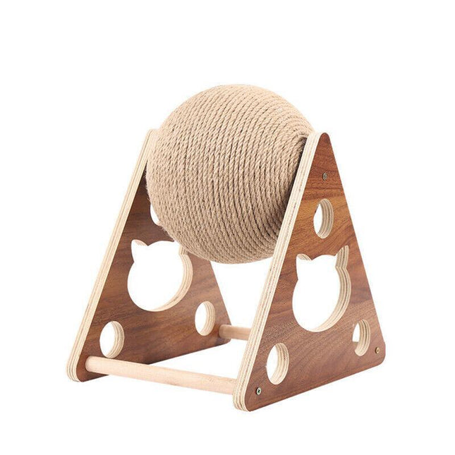 2022 Pet Cat Scratcher Toy Natural Sisal Cat Scratching Ball High Quality AU - Aimall