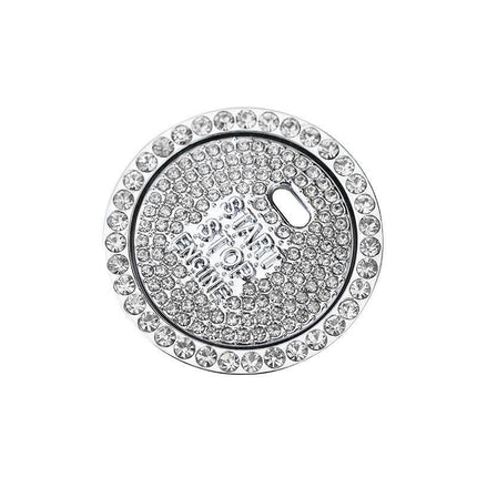 Bling crystal ring For car one key engine start stop decoration button Q3G2 AU - Aimall