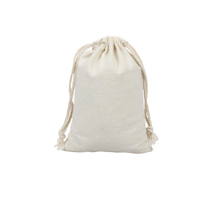 10-100x Canvas Bags Drawstring Storage Bag Bulk Linen Calico Cotton Tote Gift AU - Aimall