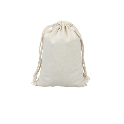 10-100x Canvas Bags Drawstring Storage Bag Bulk Linen Calico Cotton Tote Gift AU - Aimall