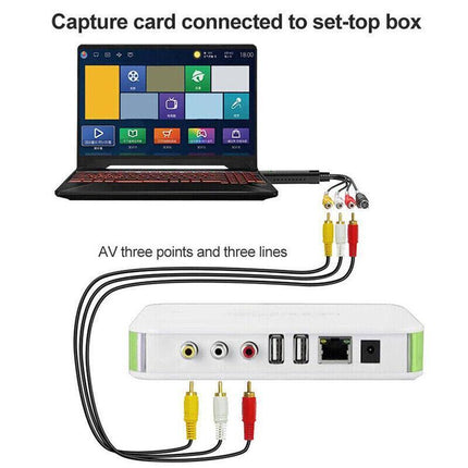 Video Grabber Capture USB Card Convert VCR VHS To Digital DVD for Windows 10 AU - Aimall