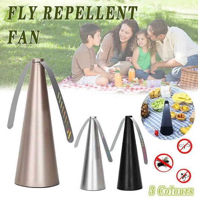 1/3Pcs Automatic Fly Trap Repellent Fan Keep Flies Bugs Away From Your Food #T - Aimall