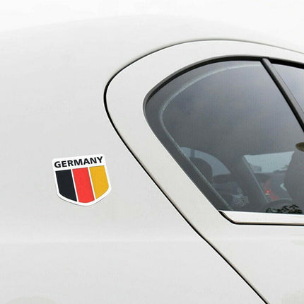 Flag of Australia Germany Aluminum Car Emblem Badge Decal Sticker 5X5cm AU Stock - Aimall