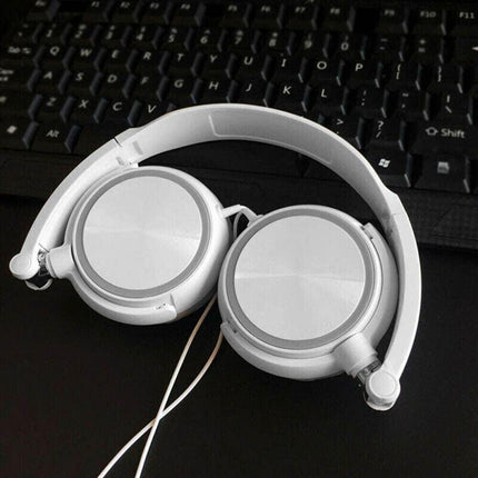 Over Ear Headphones Hi-Fi Stereo Noise-Cancelling Headsets Wired Earphones AU - Aimall