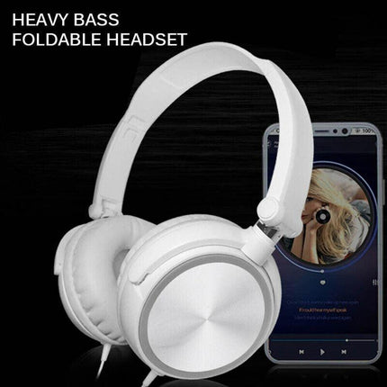 Over Ear Headphones Hi-Fi Stereo Noise-Cancelling Headsets Wired Earphones AU - Aimall