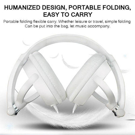 Over Ear Headphones Hi-Fi Stereo Noise-Cancelling Headsets Wired Earphones AU - Aimall