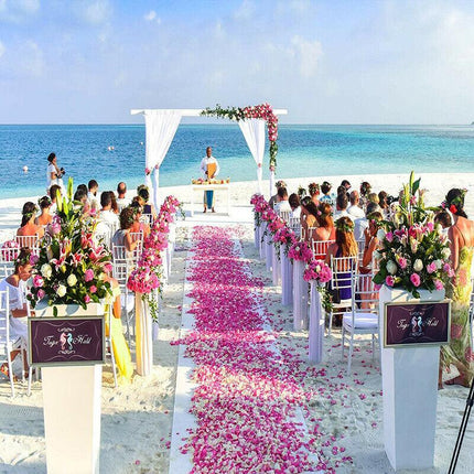 1000 Pcs Artificial Silk Petals Flowers Fake Rose Petal Wedding Flower Decoratio - Aimall
