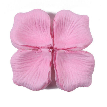 1000 Pcs Artificial Silk Petals Flowers Fake Rose Petal Wedding Flower Decoratio - Aimall