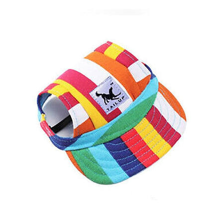 Dog Baseball Cap Outdoor Pet Sun Hat Summer Canvas Visor Puppy S-XL AU Stock AU - Aimall