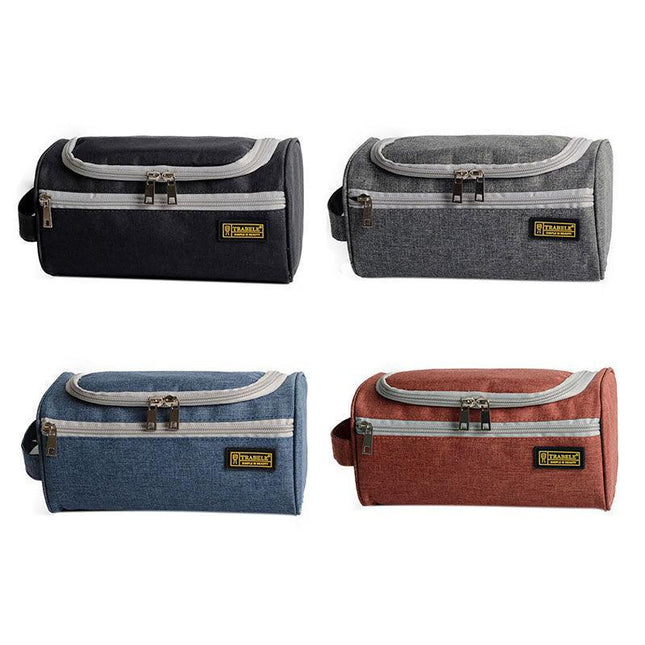 Large Capacity Men Travel Toiletry Kit Wash Bag Waterproof Cosmetic Bags Holder - Aimall