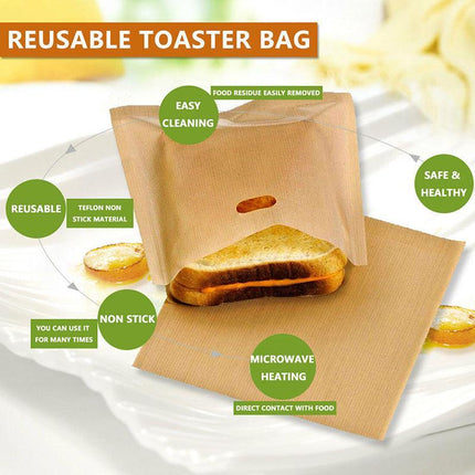 Reusable Toaster Bags for Sandwiches