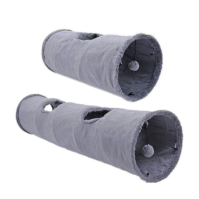PAWZ Road Cat Tunnel Pet Toys Play Hide Tube with Ball For Large Cat Dogs Rabbit - Aimall