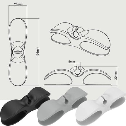 Wire Cable Organizer Holder Cord Wrapper Winder for Kitchen Appliances Computer - Aimall