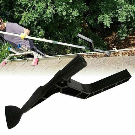 New Gutter Roof Cleaning Tool Hook Shovel Scoop Leaves Dirt Remove Home Cleaner - Aimall