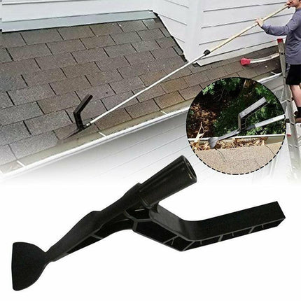 New Gutter Roof Cleaning Tool Hook Shovel Scoop Leaves Dirt Remove Home Cleaner - Aimall