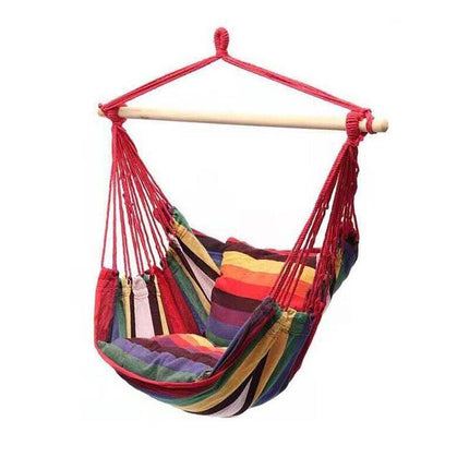 Portable Hanging Hammock Chair Swing Garden Outdoor Camping Soft AU NEW - Aimall