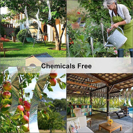 Two-Side Reflective Farm Bird Scare Repellent Tape Visual Flash Anti-Bird Tape - Aimall