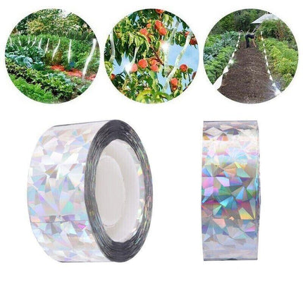 Two-Side Reflective Farm Bird Scare Repellent Tape Visual Flash Anti-Bird Tape - Aimall