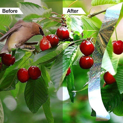 Two-Side Reflective Farm Bird Scare Repellent Tape Visual Flash Anti-Bird Tape - Aimall